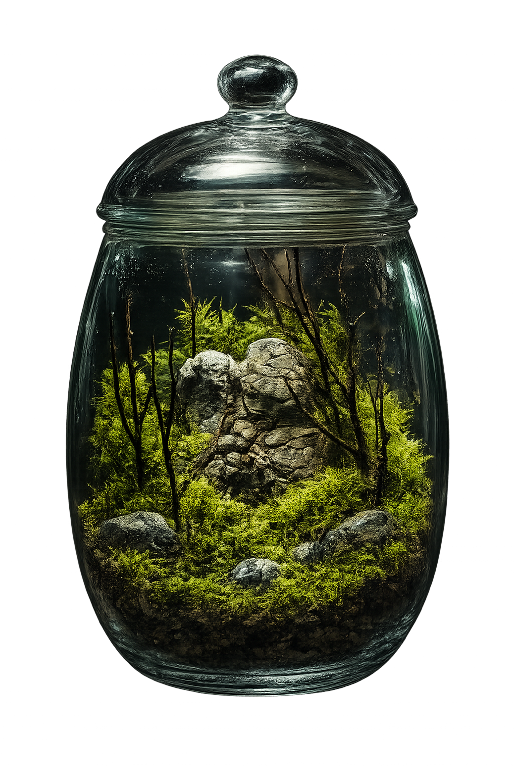 Large terrarium jar