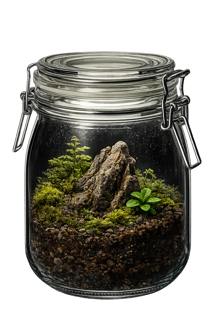 Medium terrarium jar