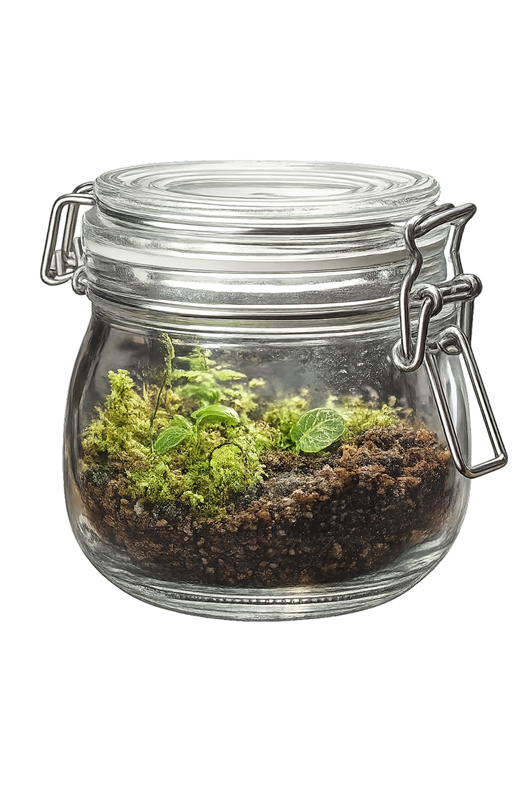 Small terrarium jar
